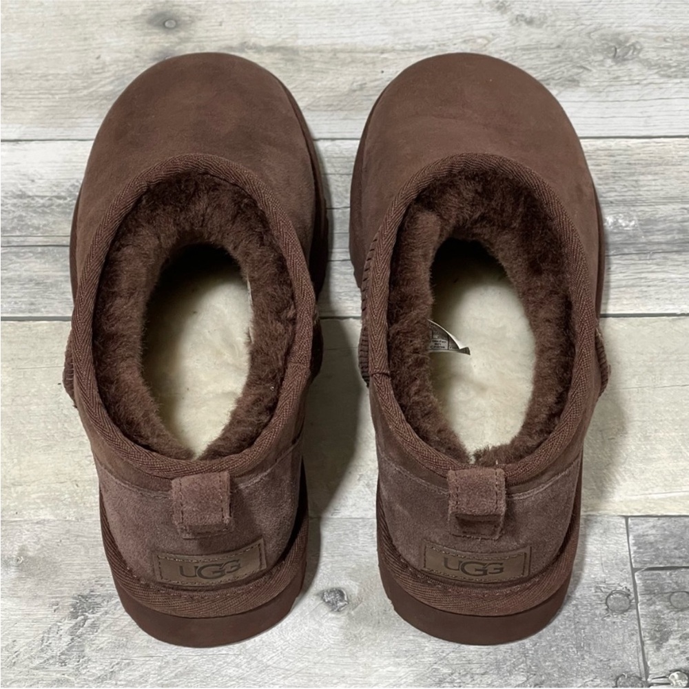 UGG ULTRA MINI SUEDE SHEARLING LINED BOOTS - BURNT CEDAR - SZ - 9 .US - Picture 6 of 14